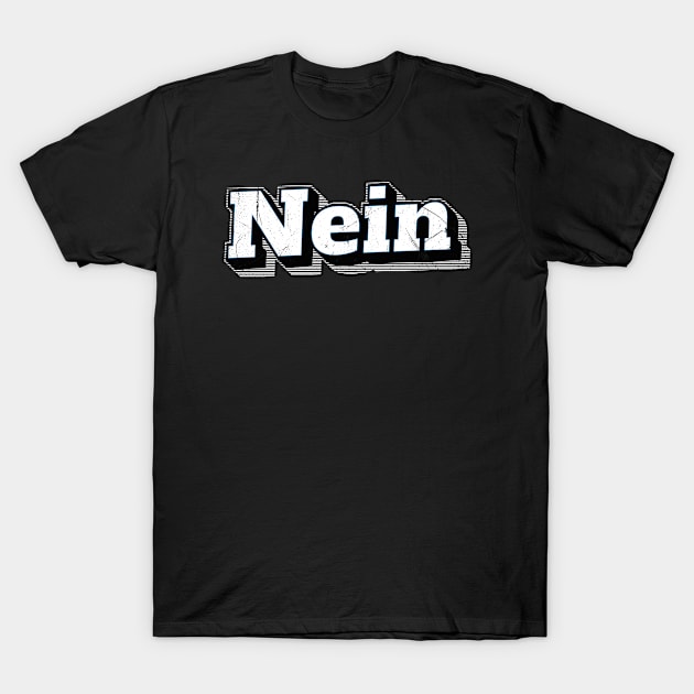 Nein: German No (v1) T-Shirt by bluerockproducts